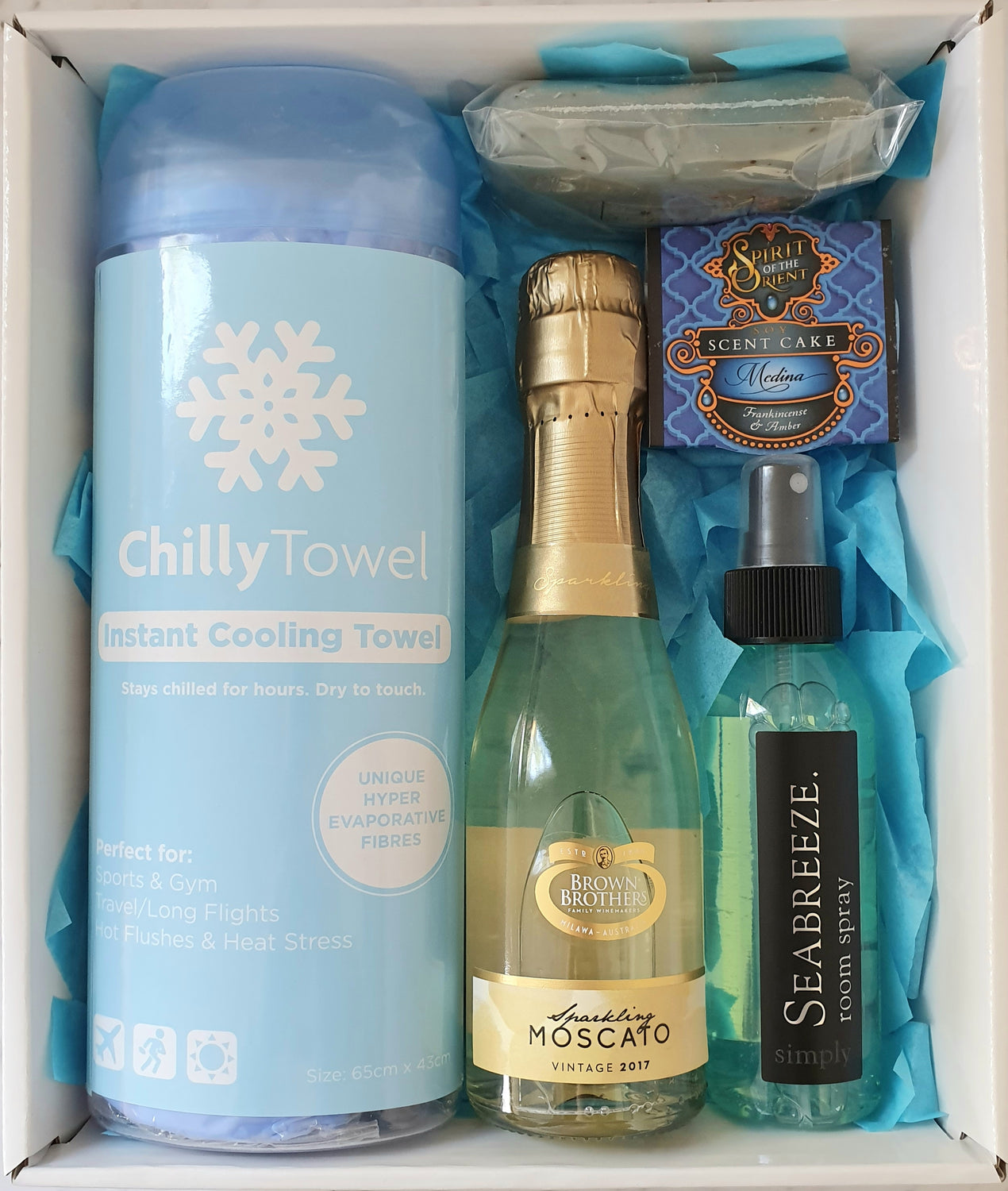 Cool Blue Gift Box