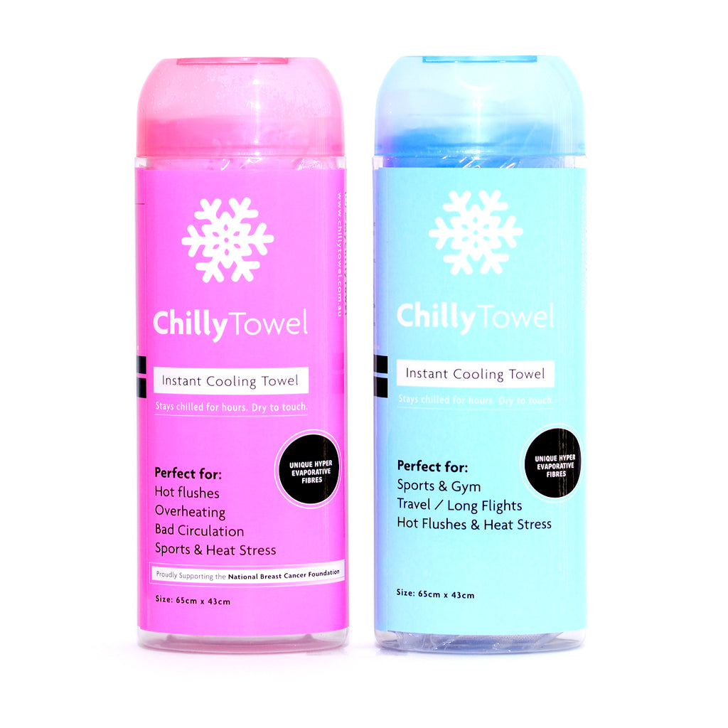 Chilly Towel - Frosty Pink & Cool Blue (Duo Pack)