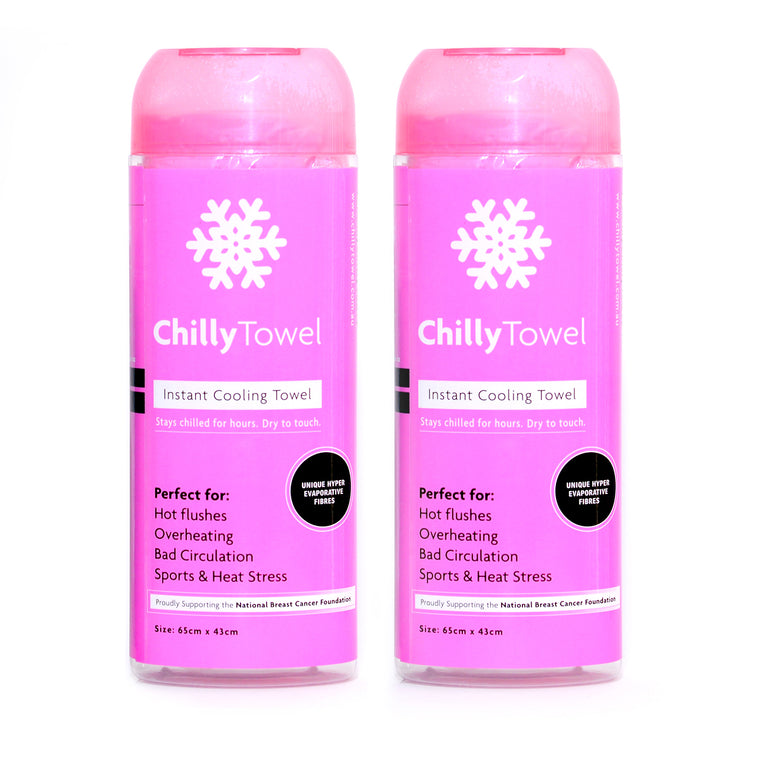 Chilly Towel - Frosty Pink (Duo Pack)